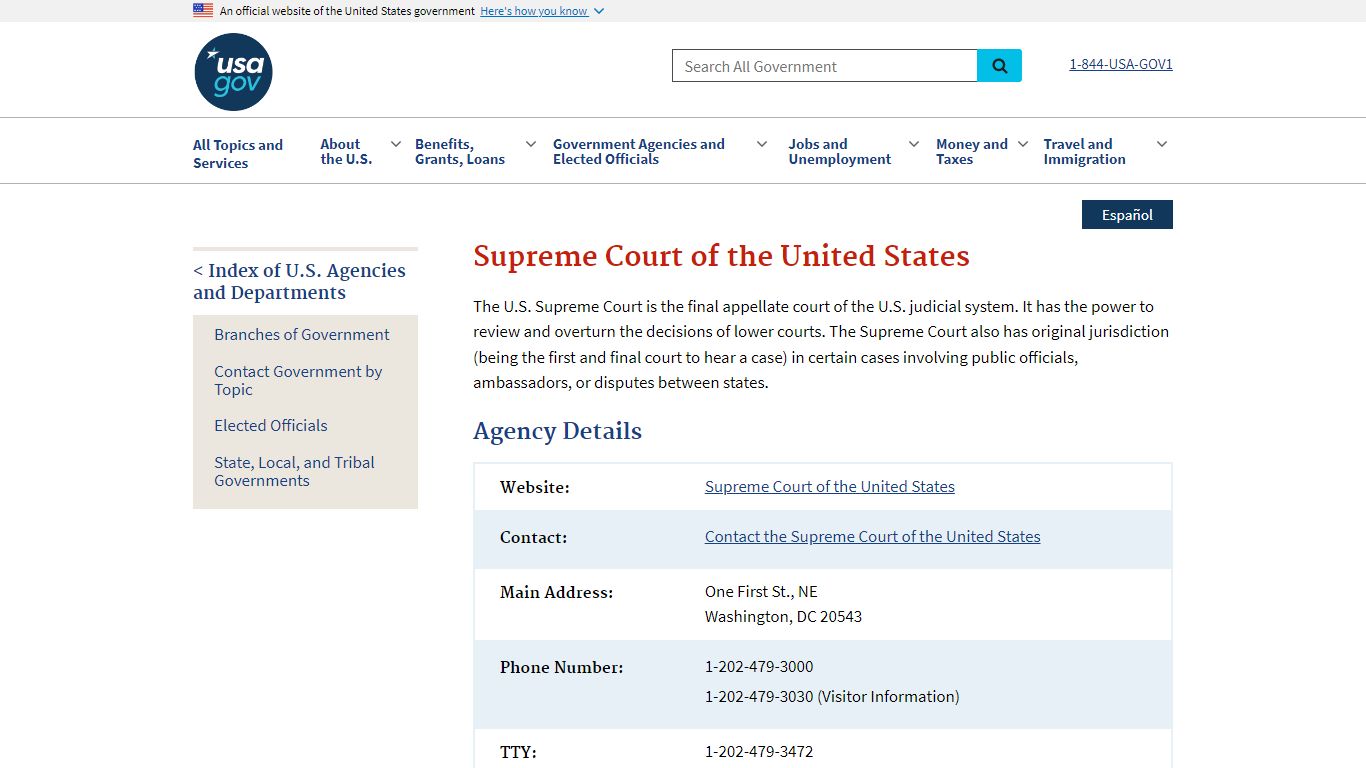 Supreme Court of the United States | USAGov